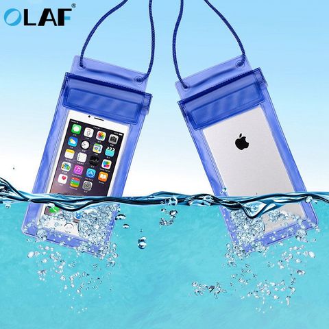 OLAF Universal Waterproof Case For iPhone X XS MAX 8 7 Cover Pouch Bag Cases Coque Water proof Phone Case For Samsung S10 Xiaomi ► Photo 1/6