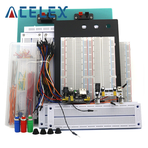 SYB 120 400 500 830 840 1660 MB102 GL-12 Points Solderless PCB Breadboard Mini Universal Test Protoboard DIY Bread Board ► Photo 1/6