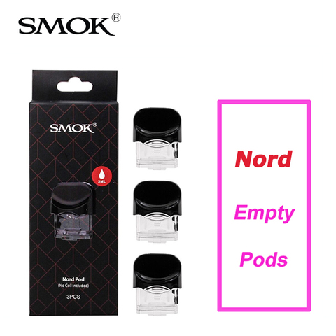 Original SMOK Nord Pod replacement 3ml Capacity cartridge for SMOK Nord Pod Vape KIT Electronic Cigarette Atomizer Tank ► Photo 1/5