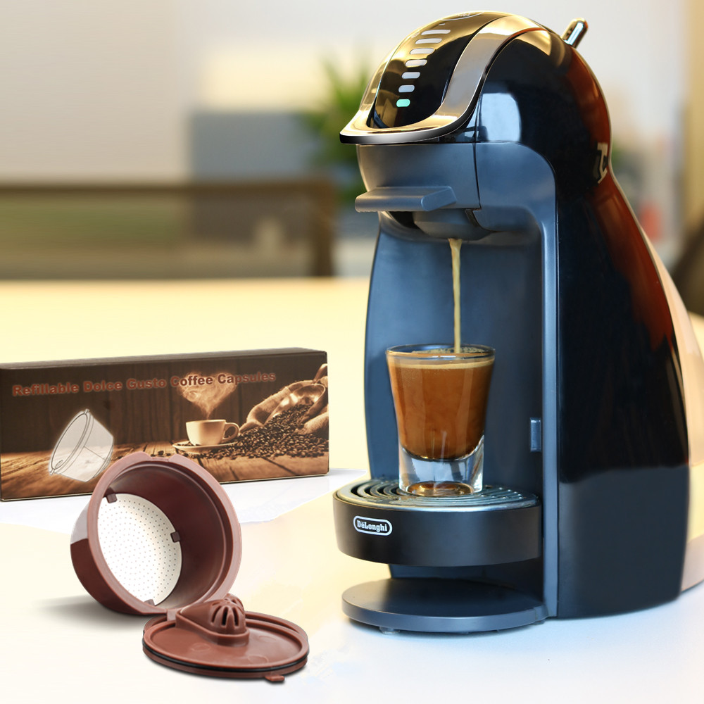Reusable Rechargeable Coffee Capsule For Dolce Gusto Maker