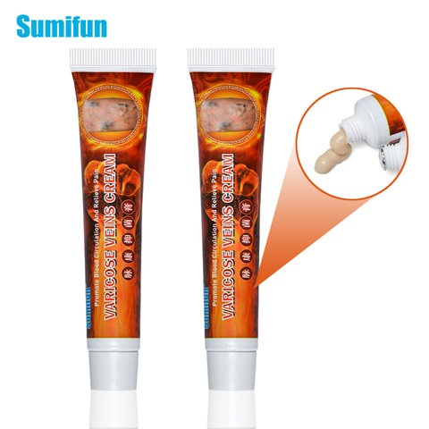 Sumifun 2pcs New Varicose Veins Treatment Cream 100% Original Vasculitis Phlebitis Spider Pain Relief Ointment Medical Plaster ► Photo 1/6