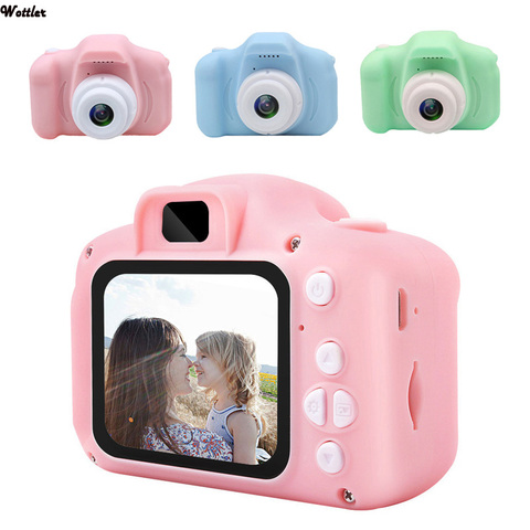 Real Mini Camera Kids Toys Cartoon 2 Inch HD Screen Digital Cameras Video Recorder Camcorder Language Switching Timed Shooting ► Photo 1/6