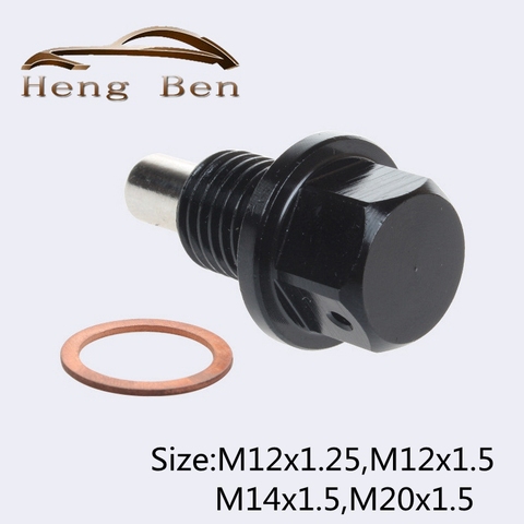 Magnetic Oil Sump Nut Drain Oil Plug Screw Oil Drain Magnetic Oil Plug Nut M12X1.25 M12X1.5 M14 X 1.5 M20X1.5 ► Photo 1/6