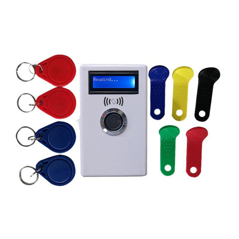 RFID ibutton Copier Duplicator handheld RW1990 TM1990 TM1990B ibutton DS-1990A I-Button 125KHz EM4305 T5577 TM card Reader ► Photo 1/4