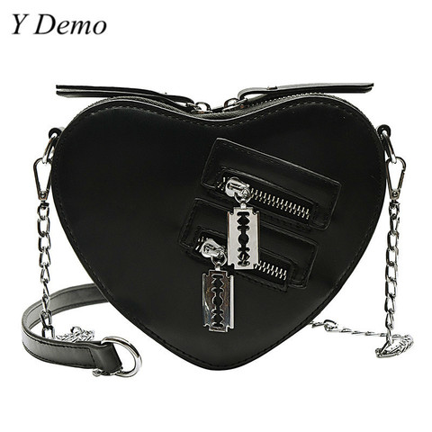 Punk Streetwear Women Blade Chain One Shoulder Bag Female Harajuku Casual Bag ► Photo 1/6