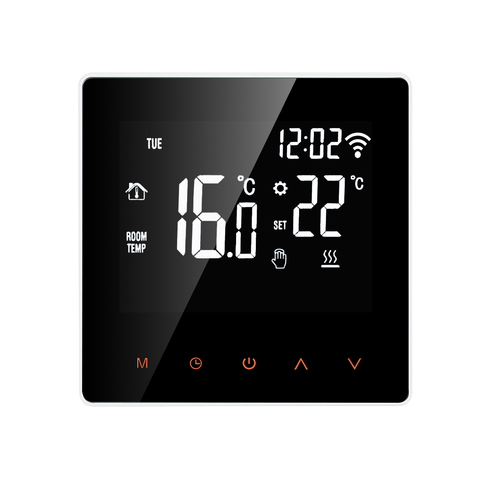 16A WiFi Smart Thermostat Digital Temperature Controller Tuya APP Control LCD Display Touch Screen for Electric Floor Heating ► Photo 1/6