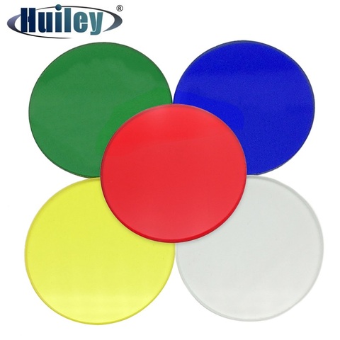 Microscope Color Filter Green Blue Yellow Red Frosted Glass Optical White Biological Microscope Filter 32mm 35mm 42mm 45mm ► Photo 1/6