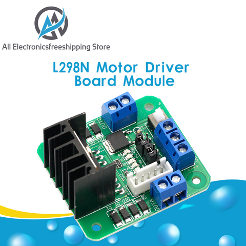 Dual H Bridge L298N DC Stepper Motor Driver Controller Board Module ► Photo 1/6