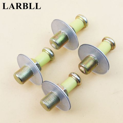 LARBLL 4Pcs/Set Car Door Lock Touch Striker Pins Holder Gaskets Bolts For VW Passat B3 B4 Golf 2 MK2  Polo Scirocco Seat Toledo ► Photo 1/4