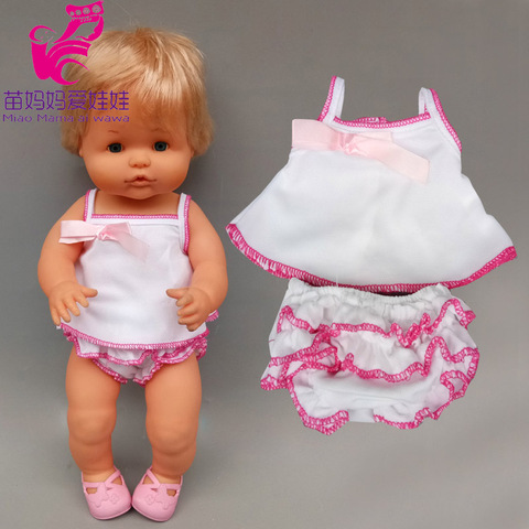 35 Cm Baby Dolls Clothes  Strap Vest for 40cm Nenuco  Ropa Y Su Hermanita Doll Clothes Accessories ► Photo 1/6