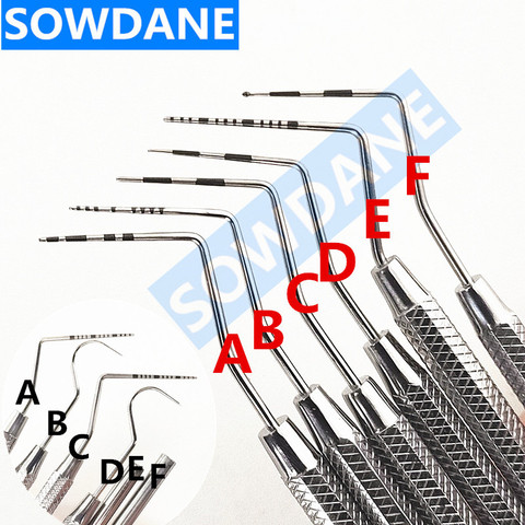 Dental Stainless Steel Periodontal Probe with Scaler Explorer Instrument Tool Tooth Cleaning Dentist Endodontic Tool Equipment ► Photo 1/6