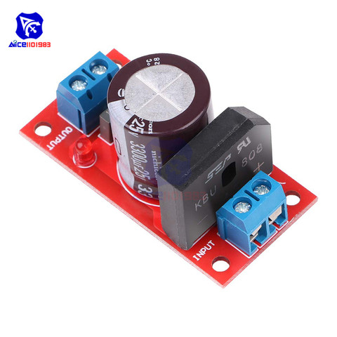 Rectifier Filter Power Supply Board 3A/8A Rectifier with LED Indicator AC to DC Transformer AC to DC Single Power Supply Board ► Photo 1/6