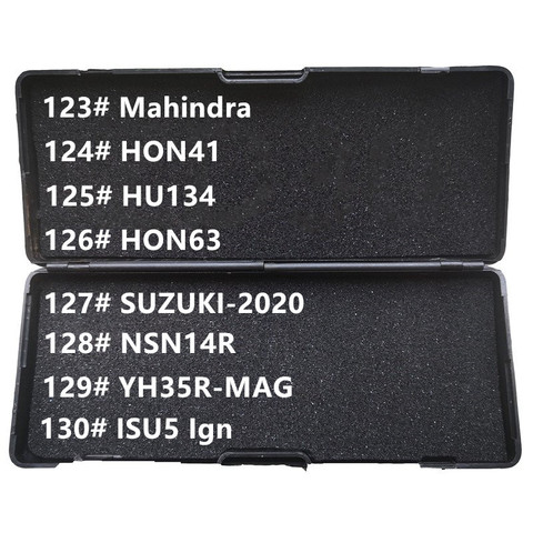 123-130# 2022 new arrival 2in1 Lishi Tool HU134 HON63 HON41 YH35R-MAG NSN14R ISU5 Ign for Mahindra For suzuki 2022 SUZUKI-2022 ► Photo 1/6