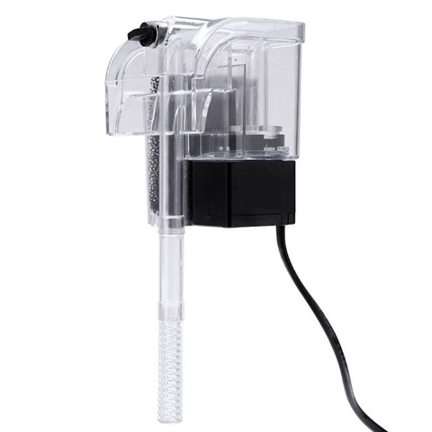 Mini Aquarium Fish Tank Waterfall Hang On External Oxygen Pump Water Filter Aquarium Accessories Filtration Products ► Photo 1/6