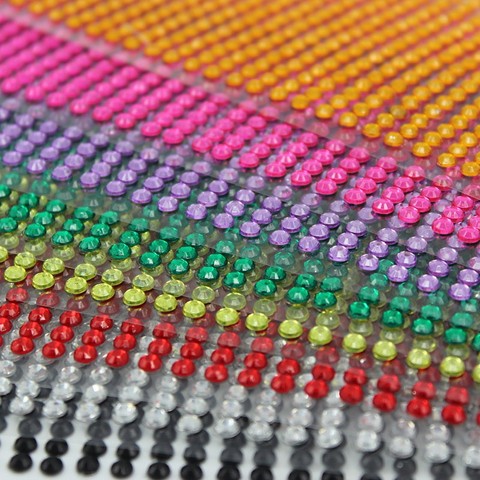 Wall sticker DIY Decoration 12 color Acrylic Sticker 3mm 4mm 5mm 6mm crystal Diamond Self Adhesive Rhinestone Stickers ► Photo 1/5