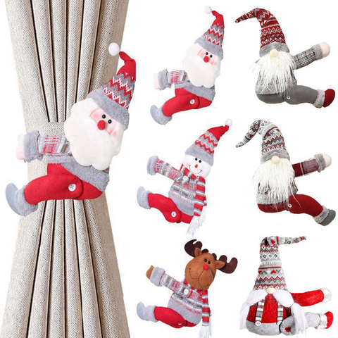 1pc Christmas Curtain Holder Hook Curtain Clip Tieback Buckle Clips  Buckle Tie Back Curtain Decorative Accessories Home Decor ► Photo 1/6