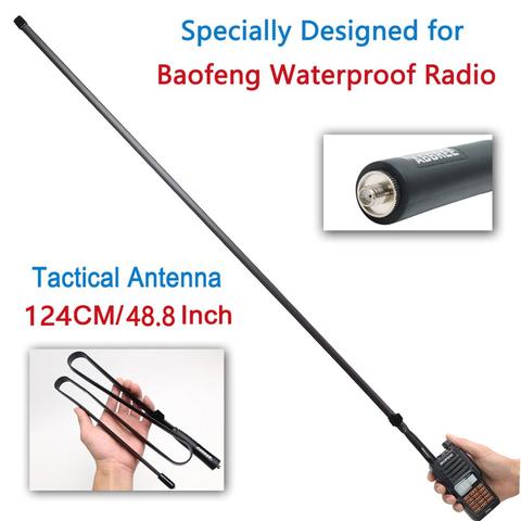 ABBREE Army Foldable Tactical  Dual Band VHF/UHF 144/430MHz Antenna For Baofeng UV-XR UV-9R Plus Waterproof Radio Walkie Talkie ► Photo 1/6