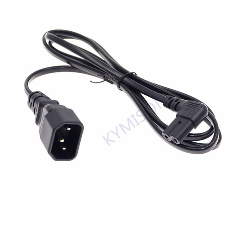 IEC320 C14 2Pin/3Pin to C7 Extension Power Cord, Figure 8 C7 Angle Female to C14 Male Power Adapter Cable For PDU UPS 150CM ► Photo 1/6