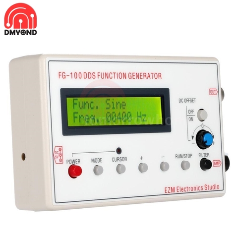 1HZ-500KHZ FG-100 DDS Functional Signal Generator Signal Source Module Frequency Counter Sine/Square/Triangle Sawtooth Waveform ► Photo 1/6