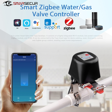 Ewelink ZIGBEE Smart Manipulator Electric Water Gas Valve Garden Water Shut Off Timers Irrigation Controller For Amazon Alexa ► Photo 1/5