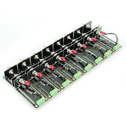 18650,26650,21700,aa,AAA Battery Test Bracket, 4-wire Test Stand, Battery Fixture 5A 10A, Lithium Battery Test Frame 8-channel ► Photo 1/1