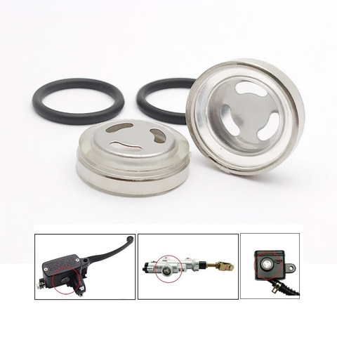 18mm Master Brake Cylinder Reservoir Sight Glass Motorcycle Dirt Bike Gasket ► Photo 1/6