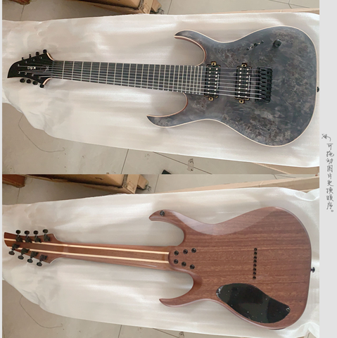 KSG logoed 8 strings Electric Guitar Free Shipping high quality 8-string custom guitar 5 plys neck chinese made electric guitar ► Photo 1/6