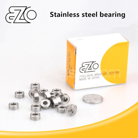 10pcs JAPAN EZO stainless steel bearing SMR63/74/84/85/95/105/115/106/126/117/137/128/148ZZ high precision miniature bearings ► Photo 1/6