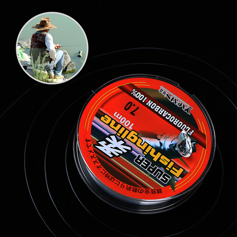 100M Super Strong 100% Fluorocarbon Monofilament Nylon PA Fishing Line 0.8-6LB Durable String Strong Rope Cord 3.5/4/4.5/5/6/7/8 ► Photo 1/6