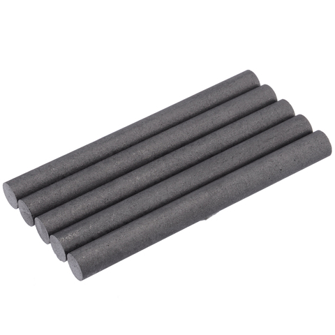 5Pcs 100 Length 99.99% High-purity Graphite Electrode Rods Black Cylinder Carbon Rod Rods Bars 10mm Diameter For Industry Tools ► Photo 1/6