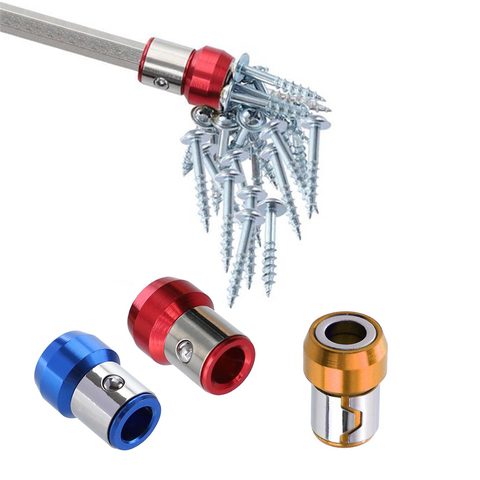 6.35mm Hex Shank Release Drill Magnetic Screw Screwdriver Bit Holder  0.25"