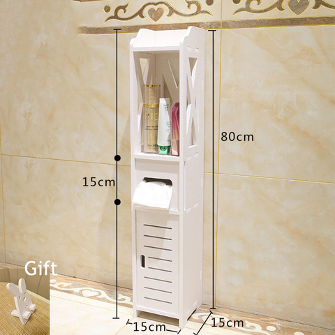 Bathroom Vanity Floor Standing Shelf Storage Cabinet Washbasin Shower Corner Shelf Sundries Home Furniture Storage Racks ► Photo 1/6