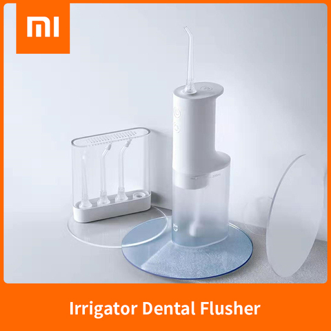 Original Xiaomi Mijia Mi Oral Irrigator Dental Flusher High Frequency Pulsed Water Flow Voltage Stabilization 4 Gear Level 200ml ► Photo 1/6
