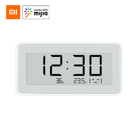 Xiaomi Mijia Electronic Thermometer and Hygrometer Pro BT4.0 Wireless Smart Electronic Clock LCD Temperature Measurement Tool ► Photo 1/6