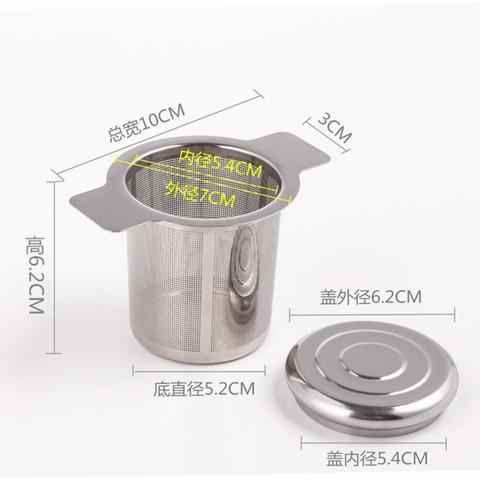 Stainless Steel Tea Leak Filter Reusable Tea Infuser Tea Strainer Teapot Metal Loose Tea Leaf Spice Filter Kitchen Accessories ► Photo 1/6