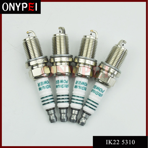 4pcs/Lot  IK22 5310 Iridium Power Spark Plug For Ford Honda Nissan Volvo IK22-5310 ► Photo 1/4