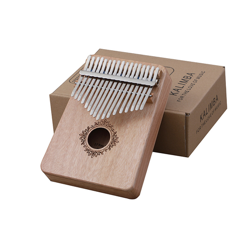 17 key kalimba thumb piano Mahogany Musical Instrument Beginner african kalimba With Accessory instructions tuning hammer ► Photo 1/6