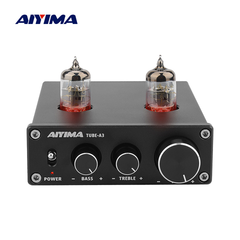 AIYIMA Amplificador Audio 6J1 Tube Mini Power Amplifier Board Professional Bile Preamplifier HIFI Preamp DC12V For Home Theater ► Photo 1/6