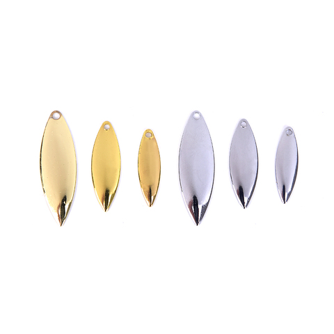 50pcs 45g/50g/75g Metal Willow Spinner Blades Smooth Finish,DIY Spinner Bait Fishing Lures,Tackle Craft Fishing Spinner Blades ► Photo 1/6