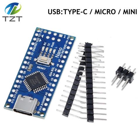 Nano Mini USB With the bootloader compatible for Arduino Nano 3.0 controller CH340 USB driver 16Mhz Nano v3.0 ATMEGA328P ► Photo 1/6