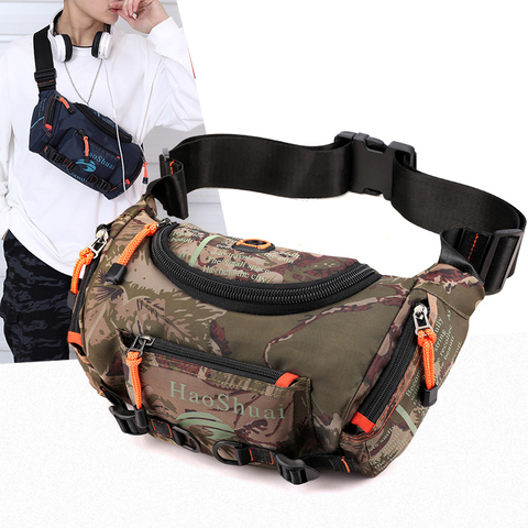 Men New Crossbody Pack Waist Bag Large Capacity Phone Pocket Cool Boy Women Shopping Chest Bags Male Traveling Pouch Waterproof ► Photo 1/6