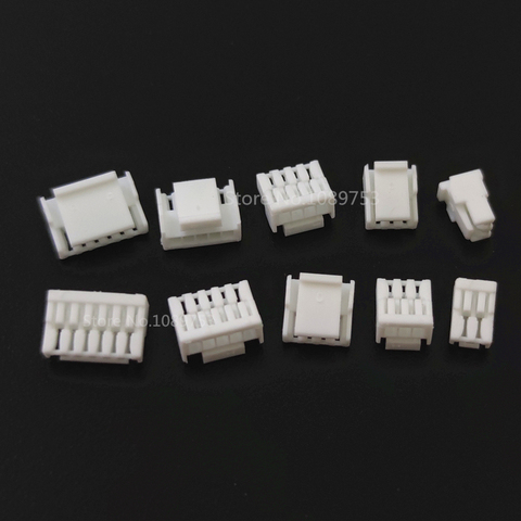 20PCS GH1.25 1.25mm plastic shell with lock Plug connector For GH 1.25 Pin Header socket 2P 3P 4P 5P 6P ► Photo 1/5