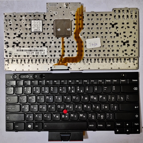 US/UK/FR/GR/IT/RU/SP/TR New Keyboard for Lenovo ThinkPad L530 T430 T430S X230 W530 T530 T530I T430I 04X1263 04W3048 04W3123 ► Photo 1/5