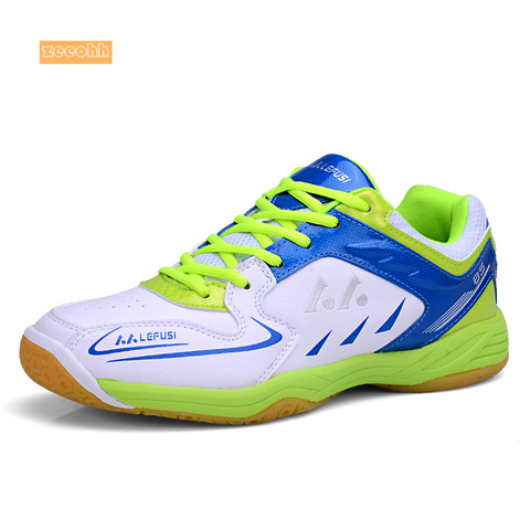 Men Women Badminton Shoes High Quality Soft Muscle Anti-Slippery Training Professional Sneakers Women Sport Badminton Shoes Plus ► Photo 1/6