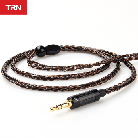 TRN T4 8 Core 6N OCC High Purity Copper Upgraded Cable 2.5/3.5mm with MMCX/2PIN Connector for TRN BA5 V90 VX BLON BL-03 BL-05 ► Photo 1/6