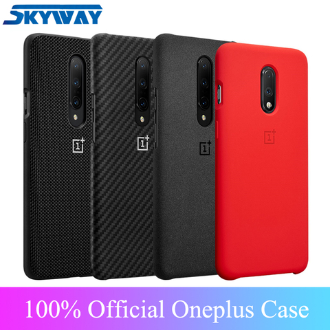 100% Original  Oneplus 8 pro 7T Pro Case Oneplus Official Protective Cover Nylon bumper Sandstone Case one plus 8T 7 Pro 6T ► Photo 1/5