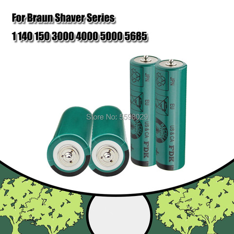 W809 Original Ni-MH rechargeable battery for Braun electric shaver series 1 140 150 3000 4000 5000 5685 For FDK AA ► Photo 1/6