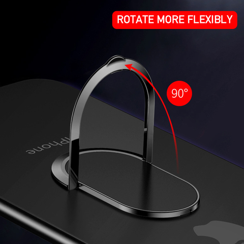 Universal Ultra Thin Finger Ring Holder For iphone huawei Holder Flexible Phone Stand No Magnetic Car Phone Holder Smartphone ► Photo 1/6