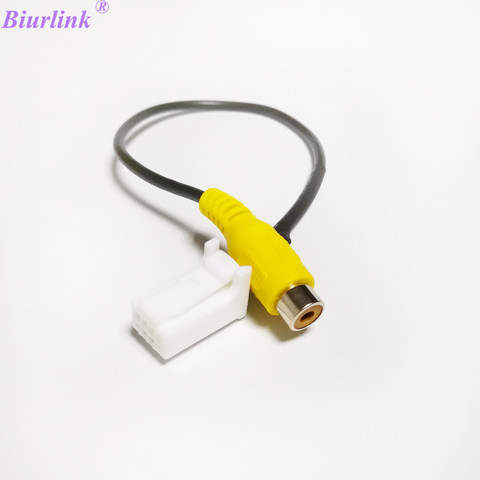 Biurlink 8 Pin Plug DVD Back Up Reverse Camera RCA Input Cable Adapter for Subaru ► Photo 1/5