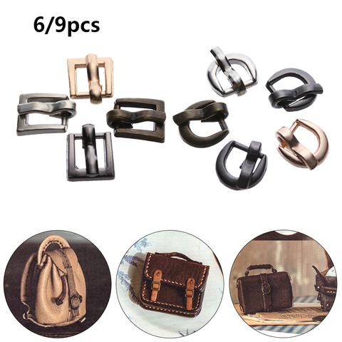 6 Pcs Mini Ultra-small Tri-glide Buckle Belt Buckle for Doll Bag Buckles DIY Doll Buckle Shoes Clothes Sewing Accessories 7*8MM ► Photo 1/6